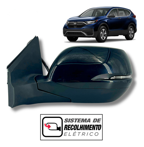 Kit Retrovisor Elétrico Crv 2013/2021 C/pisca+rebatimento