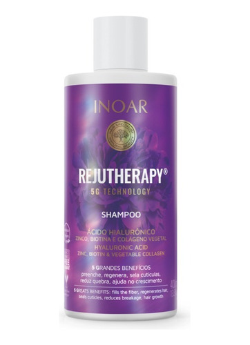 Rejutherapy 5g Inoar Shampoo Acido Hialurónico +biotina 400m