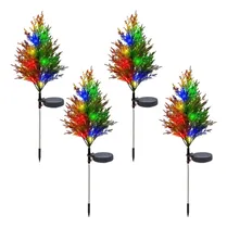 Comprar Luz Solar Cipr Para Arbol Navidad Led Jardin Al Aire Libre 4