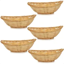 Comprar Set X5 Canastas De Mimbre