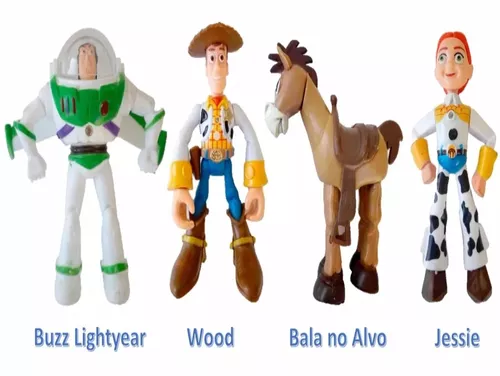 Kit Toy Story Encartelado - 4 Personagens no Shoptime