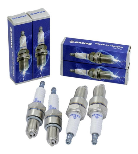 Kit 4 Velas Vitara 1.6 8v Desde 1993 Gasolina Gauss