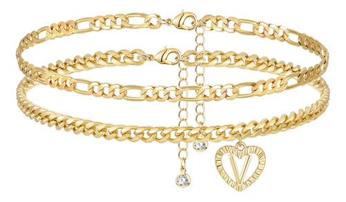 Pulsera De Tobillo Oro