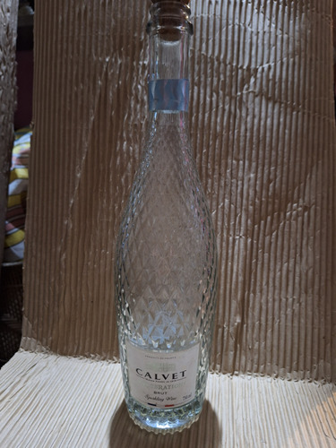 Botella De Vino Calvet Brut, Celebration, Francia, Vidrio 