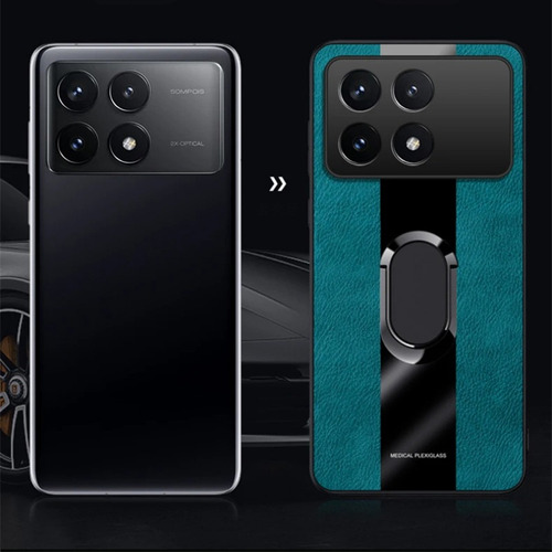 Funda Para Xiaomi Poco F6 Pro 5g Sólido Resistente Anillo