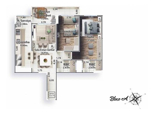 Imagem 7 de 15 de Apartamento - Venda - Forte - Praia Grande - Bdexp331