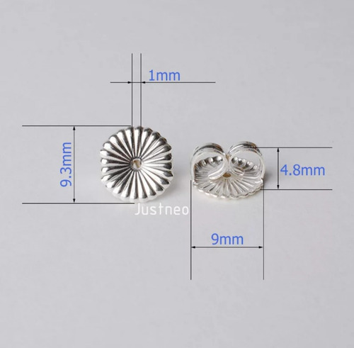Imagen 2 de 6 de Tope Tornillo Tuerca Aros Bañado Pack X 3 ... Milenoil