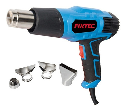 Pistola Calor Profesional 2 Temperaturas 4 Boquillas Fixtec