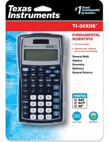 Calculadora Científica Texas Instruments Ti-30xiis, Negra