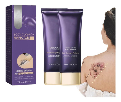 Creme Para Cobrir Cicatrizes De Tatuagens 2 Peças