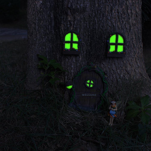 Miniature Fairy Decoration Elf Home Door And