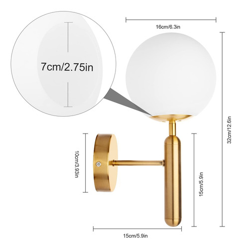 Luminárias De Parede Internas Modernas E26 Para Quarto