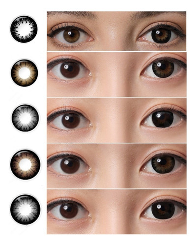 Pupilentes Ojo De Muñeca En 2 Tamaños De 14.5mm Y 16mm 1par