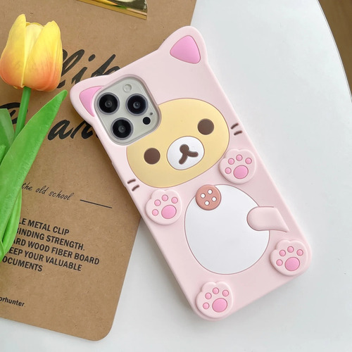 Funda Completa Con Gato Para Moto G Pure, Diseño De Oso De F