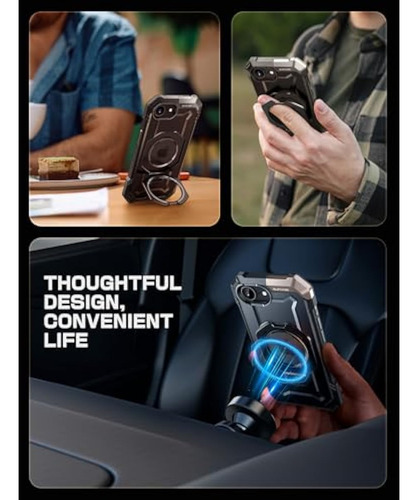 Capa Supcase Para iPhone 16e Com Suporte (unicórnio)