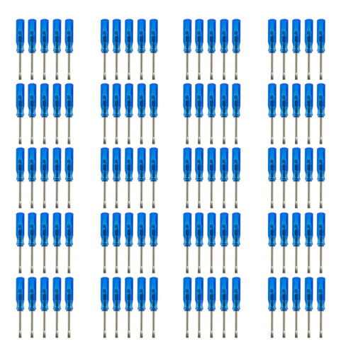 100 Destornilladores Planos De 1.772 in X 0.079 in, 0.079 in