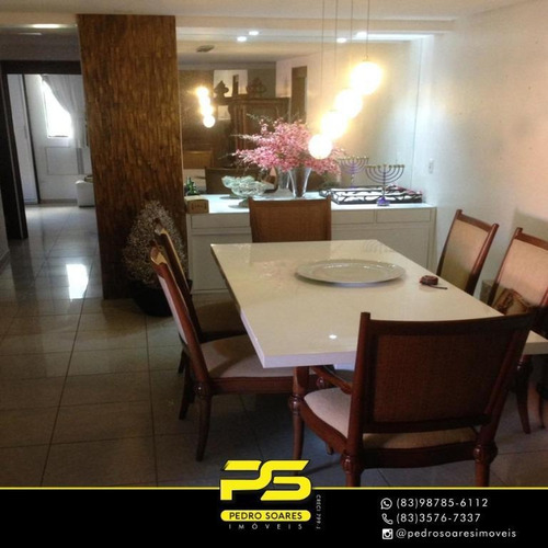 Apartamento Com 3 Dormitórios À Venda, 140 M² Por R$ 529.000 - Intermares - Cabedelo/pb - Ap3366
