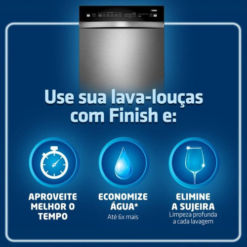 Imagem 4 de 5 de Lava-louças Detergente Finish Powerball All In One Max