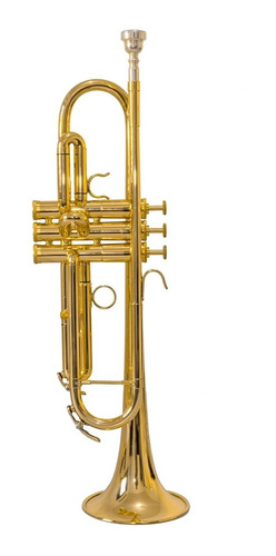 Trompete Hs Musical Hs1048 Laqueado (sib) 100% Brasil