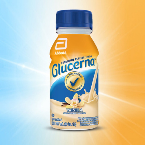Glucerna Shake Sabor Vainilla 237 Ml - Pack X4