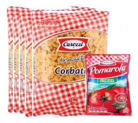 Pack 5 Corbata  Carozzi +pomarola 2.220k(1uni)super