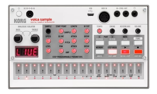 Korg Volca Sample Secuenciador Digital De Samples - Sampler