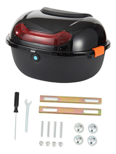 Caja Trasera Para Vehículo Eléctrico, Portador Negro