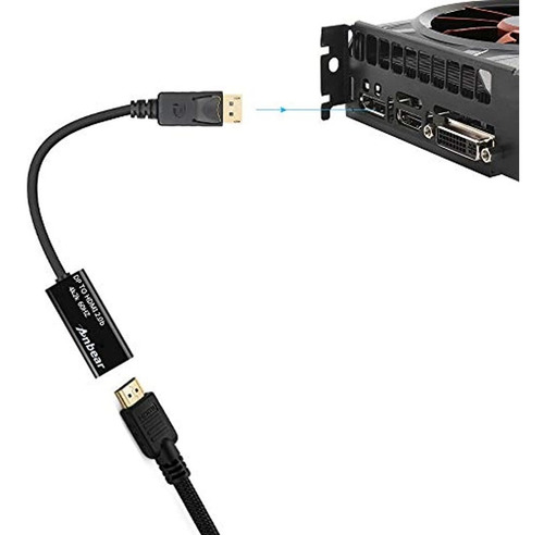Imagen 4 de 6 de Puerto De Pantalla Activo A Adaptador Hdmi 2.0, Adaptador