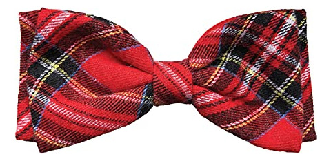 Huxley  Kent Pet Bow Tie  Royal Tartan (pequeña)  Rrxvi