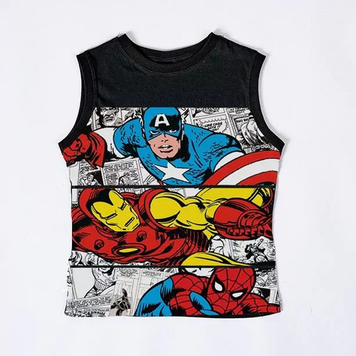 Musculosa Niño Avengers Vengadores Sudadera Original