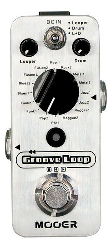 Pedal Mooer Groove Loop Color Blanco