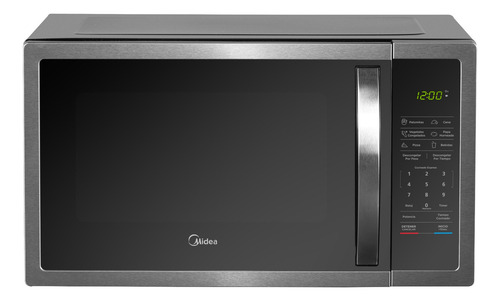 Horno De Microondas Midea 1.6 Pies Cúbicos Acero Inoxidable