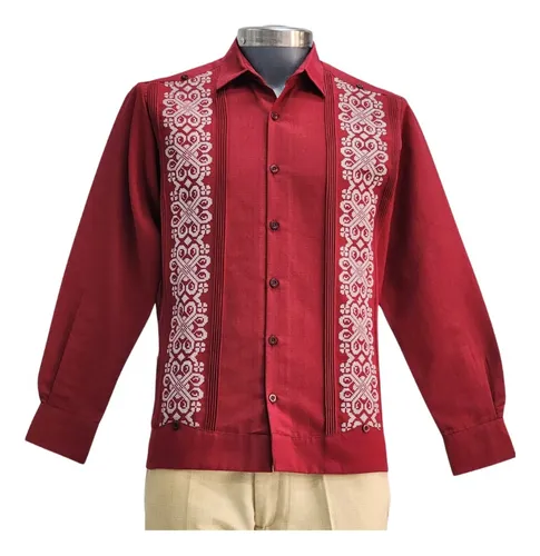 Guayabera guinda hotsell