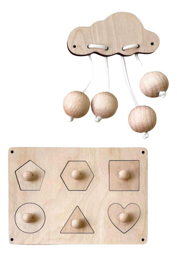 2 Tablero Ocupado Montessori, Accesorios De Bricolaje,