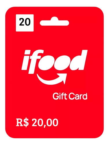 Gift Card Ifood 20 Reais Promoção Cartão Ifoodcard
