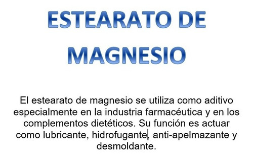 Estearato De Magnesio 400grs