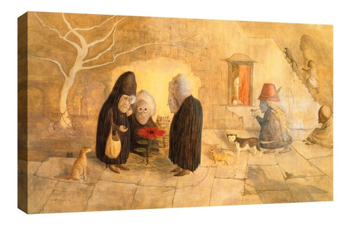 Cuadro Kron Flower Leonora Carrington Canvas Con Bastidor