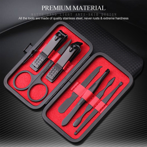 - Y Set De Pedicura: Kit De Cortaúñas De 7 Piezas Para