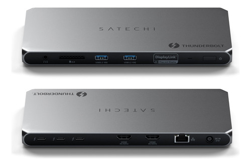Base Thunderbolt 4 De Satechi Con Carga De 96w, Hdmi Dual