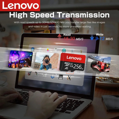 Tarjeta De Memoria Micro Sd Lenovo 1tb A1 C10 U3 100mb/s