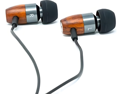 Fones de ouvido intra-auriculares Thinksound In20 com cabo e microfone e