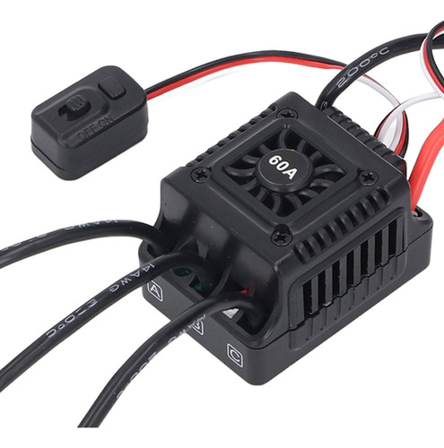 Qqq Controlador De Velocidad Electrónico Rc 60a Esc Sin