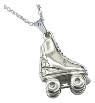 Comprar Dije Patín Deporte Patinaje + Cadena Acero Quirúrgico Bavasa