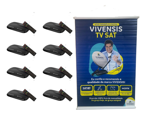 Kit 8 Receptores Digitais Vivensis