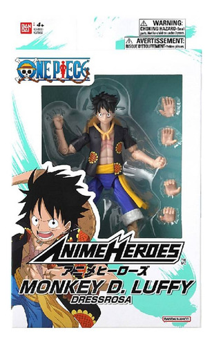 Figura Anime Heroes One Piece Monkey D. Luffy Dressrosa