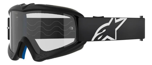 Oculos Motocross Alpinestars Vision Youth Corp Preto