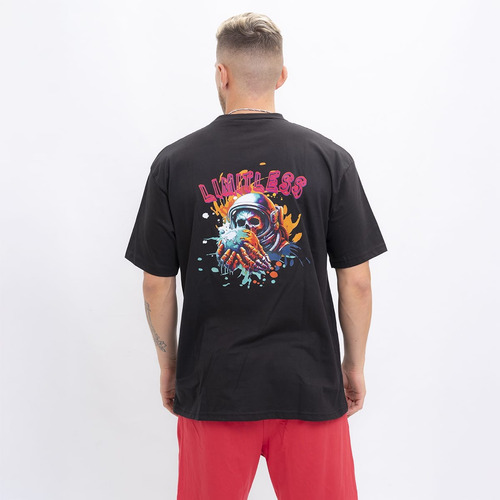 Remera Oversize Estampada Algodón Premium Hombre