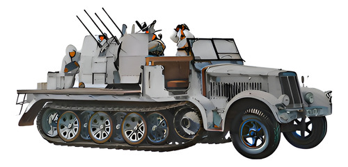 Caminhão Meia Lagarta 8 Ton Sdkfz 7/1 Tamiya