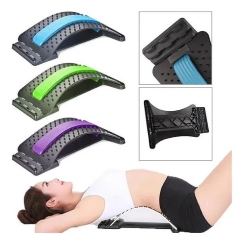 Apoio Para Coluna Com Massageador - Conforto Total Preto