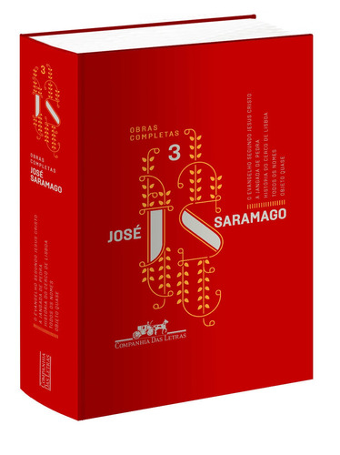 Obras completas - José Saramago - volume 3, de Saramago, José. Editora Schwarcz SA, capa dura em português, 2015